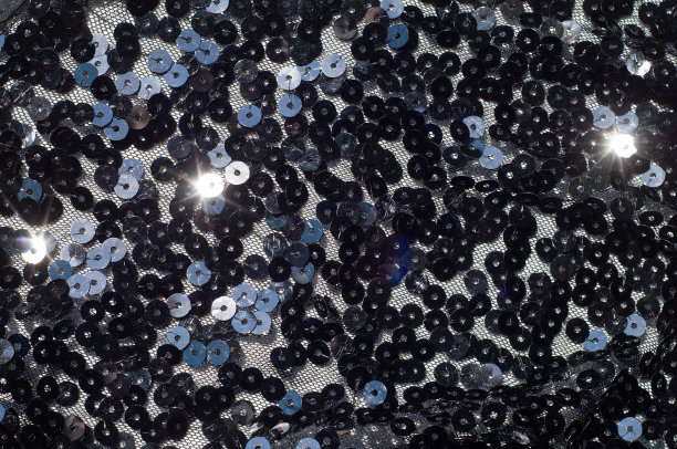 面料质地，背景，黑色亮片图片下载