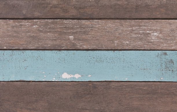 近处的旧木头漆成蓝色背景图片下载