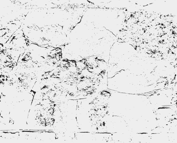 枯燥乏味的矢量纹理。有问题的划痕，裂缝，墙壁，拆除，旧图案。基础设施陈旧，破败，遭到破坏图片下载