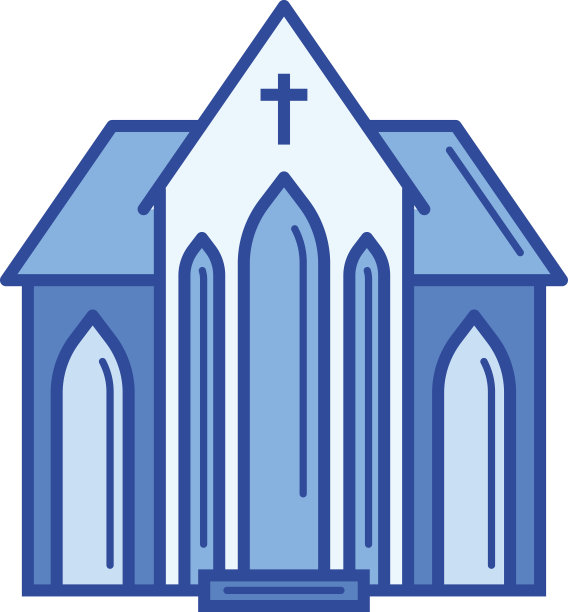 教堂行图标图片下载