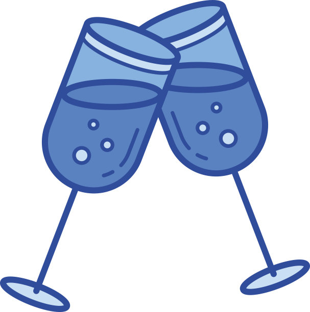 婚礼眼镜系列图标图片下载