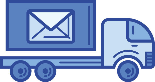 邮车线图标图片下载