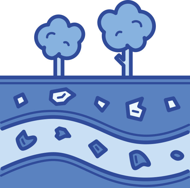 矿产资源线图标图片下载