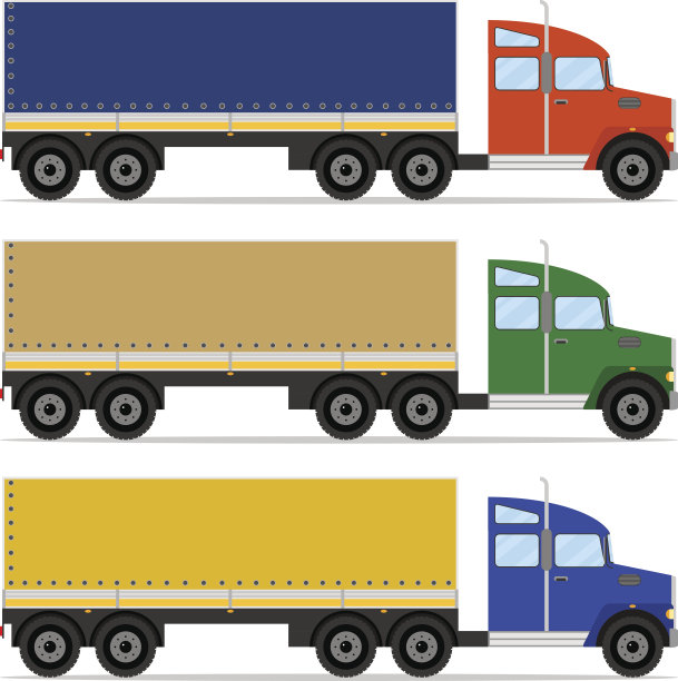 卡车，长轿车。图片下载