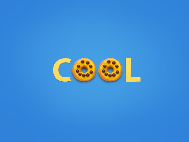 用美味的甜甜圈做的酷图片下载