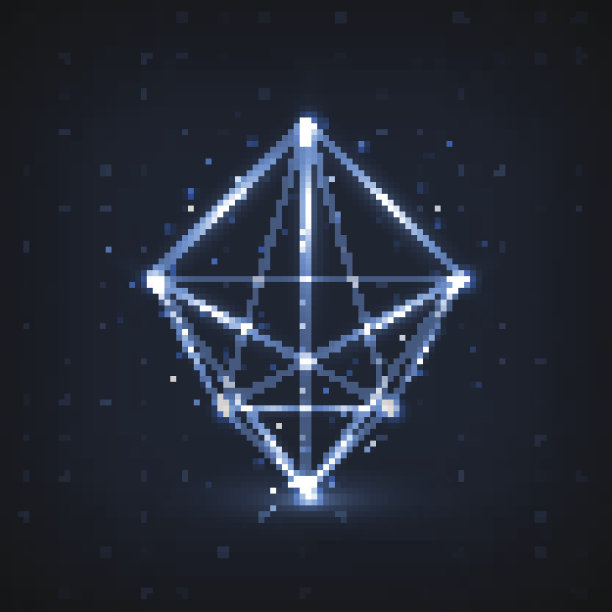 线框多边形元素图片下载