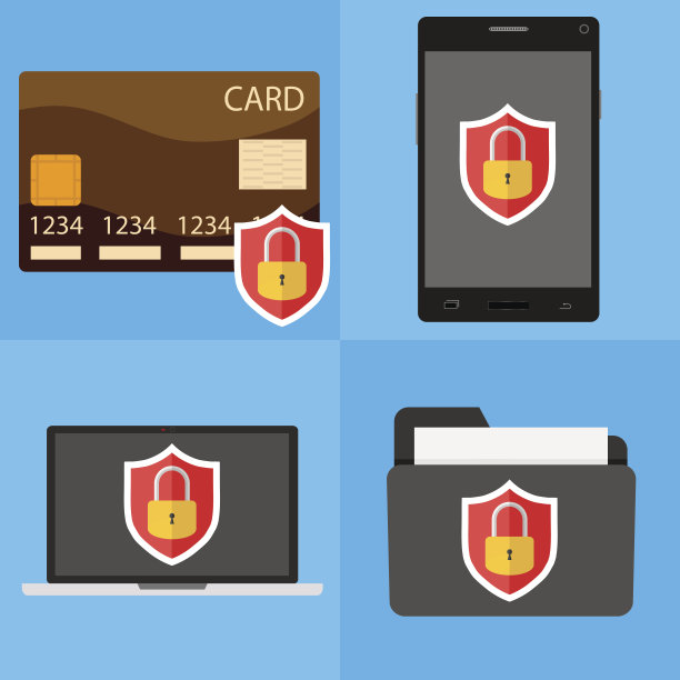 手机安全，笔记本电脑安全，信用卡安全。图片下载