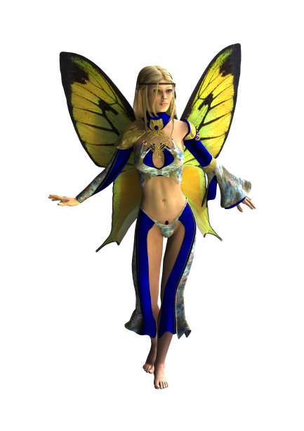 3D渲染幻想精灵图片下载