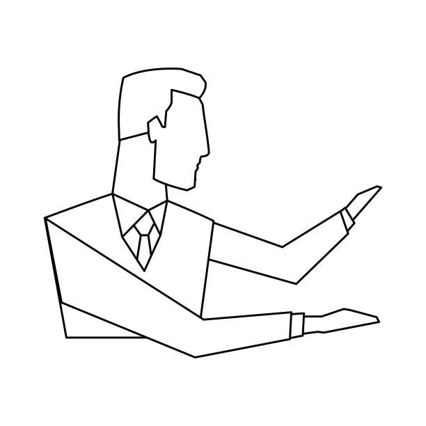 商人打手势的肖像显示了一些东西图片下载