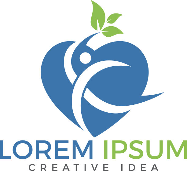 自然护理矢量设计。健康和医疗媒介设计。图片下载