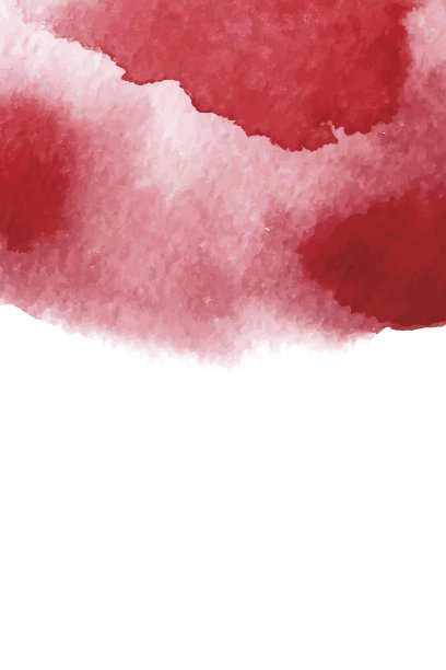 模板与红色水彩背景贺卡素材图片