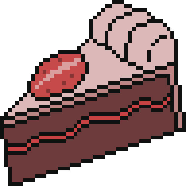 矢量像素艺术卡通图片下载