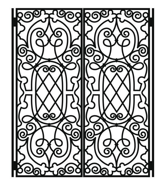 伪造的铁门图片下载