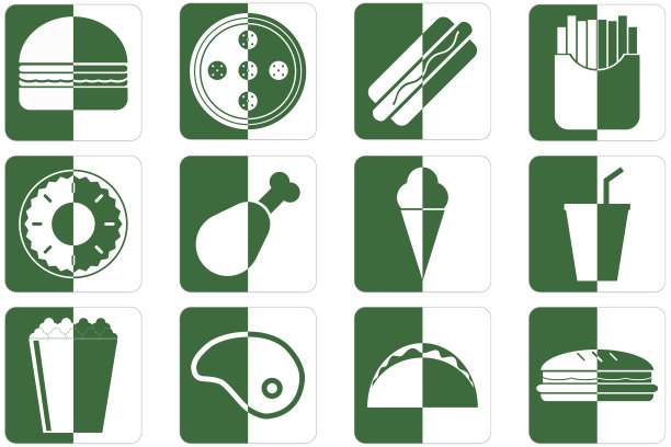 快餐的图标图片下载