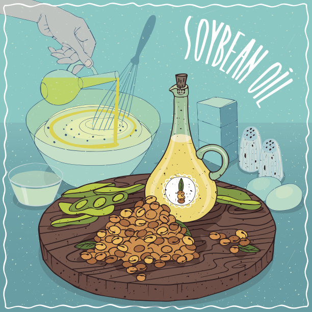 用于烹饪的大豆油图片下载