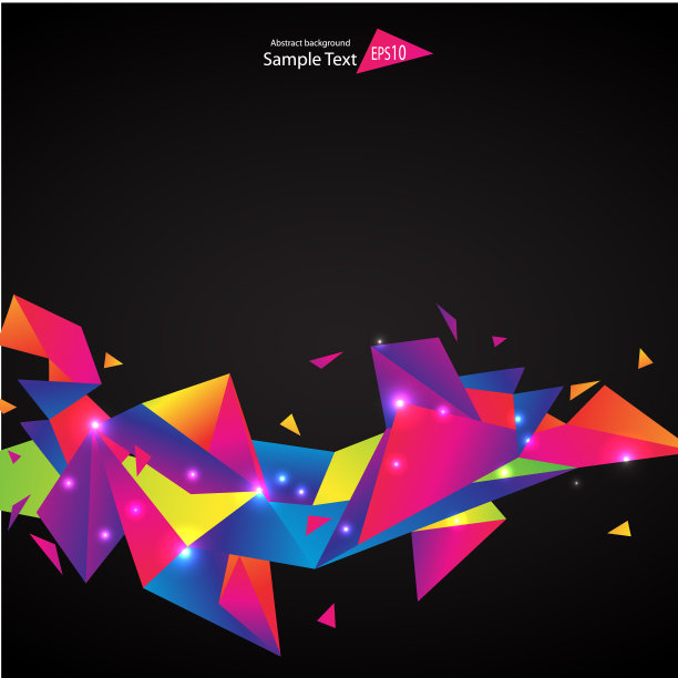 抽象的几何背景与地方为您的文本。图片下载