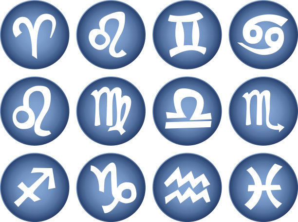 所有星座的图标集图片下载
