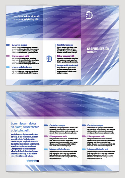 传单设计的例子。图片下载