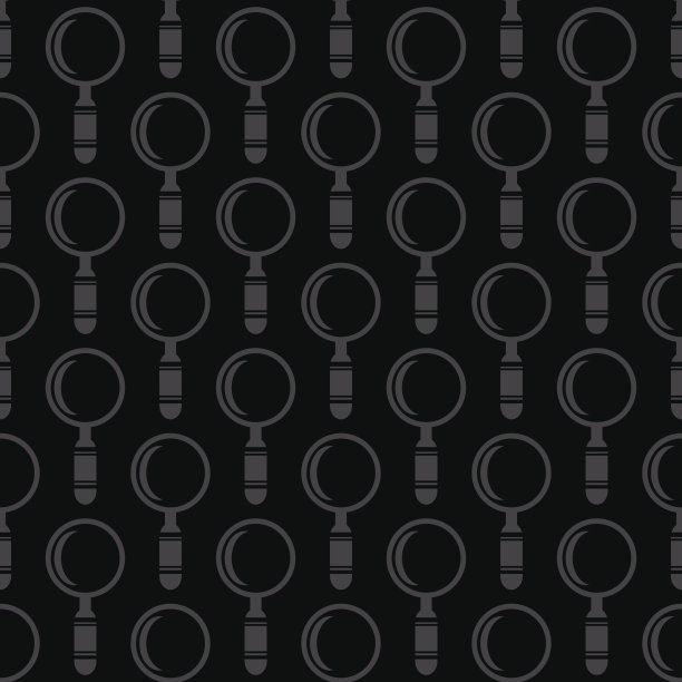 放大镜图标无缝模式图片下载