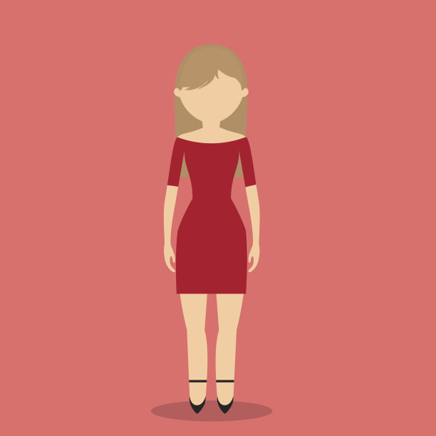 年轻时尚的女性偶像形象图片下载