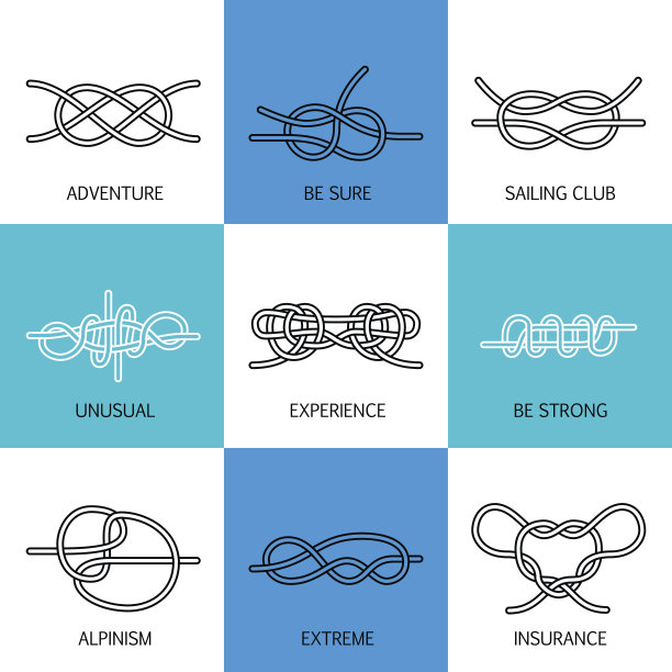 海结-矢量轮廓图标图片下载