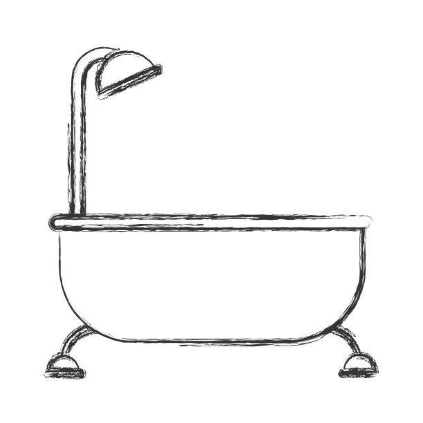 浴缸图标图像图片下载