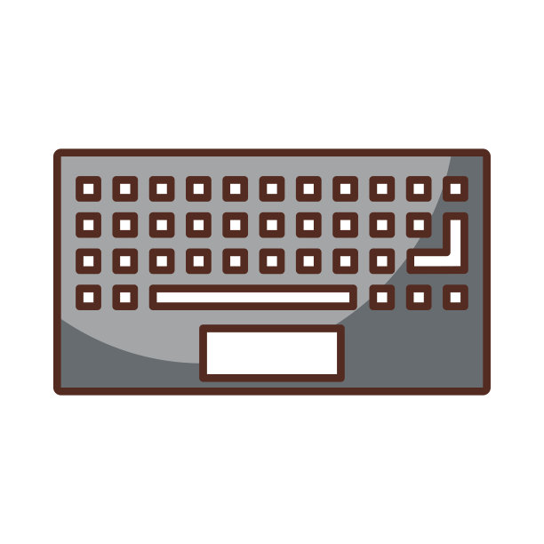 计算机键盘隔离图标图片下载