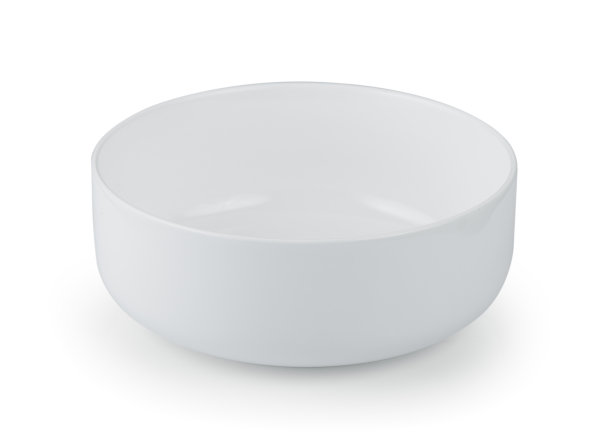 白色的碗孤立在白色的背景图片下载