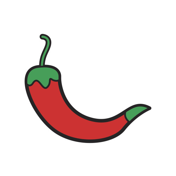 辣椒图标矢量图片下载