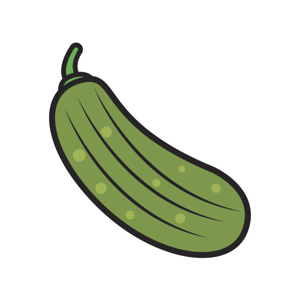 黄瓜图标矢量图片下载
