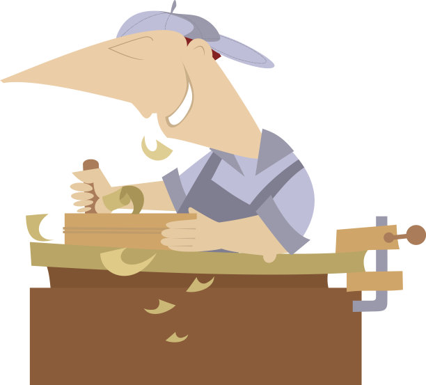 卡通少年joiner孤立图片下载