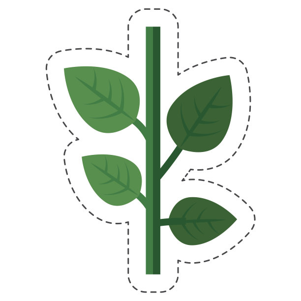 绿色植物图标图片下载