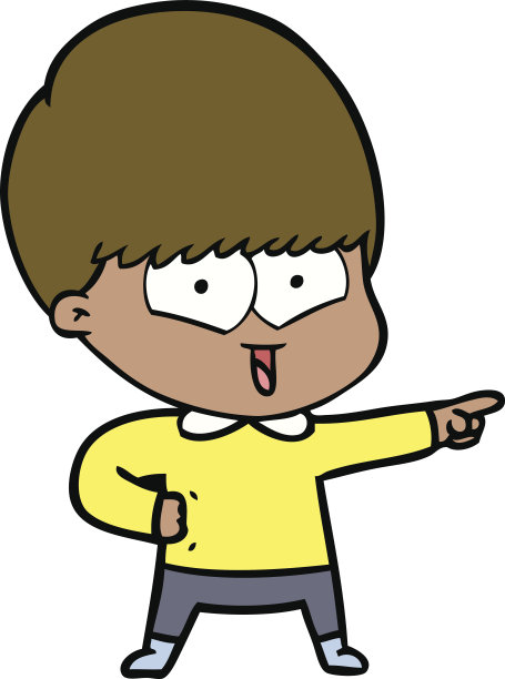 卡通快乐男孩图片下载