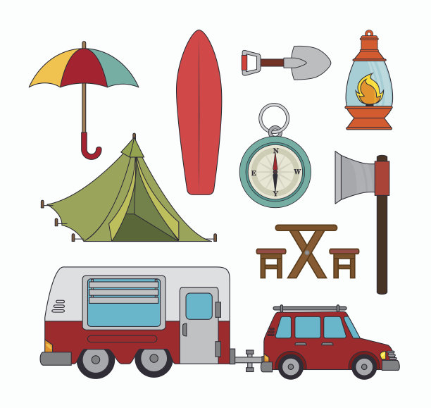 露营、度假、旅游图片下载