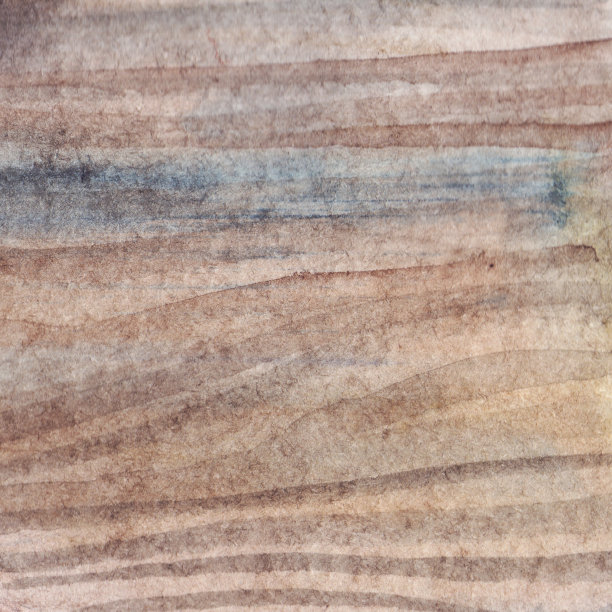 水彩浅棕色木板表面逼真的纹理背景素材图片