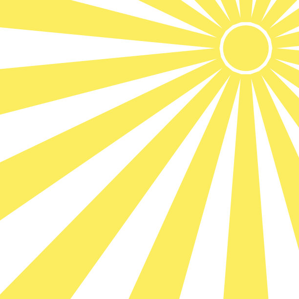 太阳光束射线太阳爆发模式背景夏季。夏天发光模式。向量。图片下载