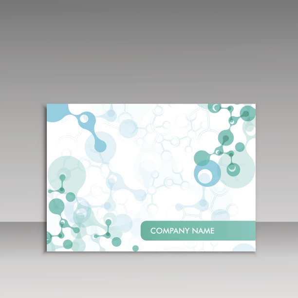 摘要年度报告的衔接组成，宣传册模板设计，书籍封面。矢量图图片下载