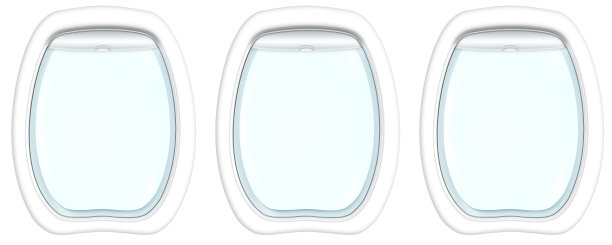 窗户的舷窗是白色的图片下载