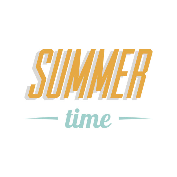 夏季时间矢量图图片下载