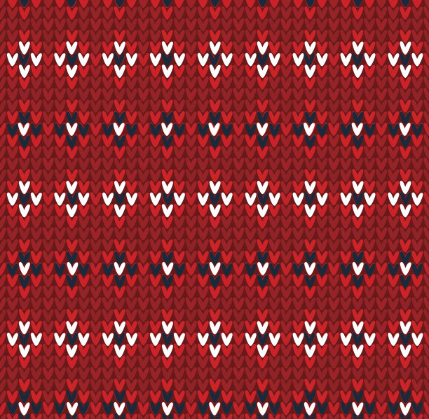 冬季圣诞圣诞针织无缝背景针织图案。平面设计。图片下载