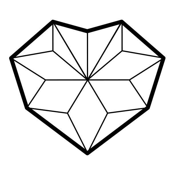 简单的钻石图标素材图片