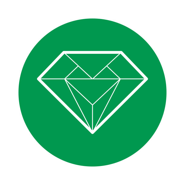 简单的钻石图标素材图片