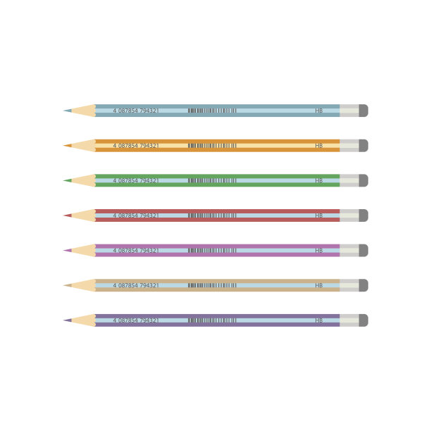 铅笔矢量图图片下载