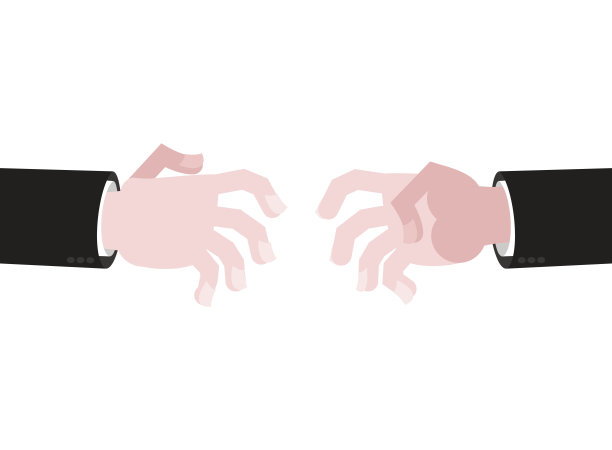 商务人士伸手去握手。接触图片下载