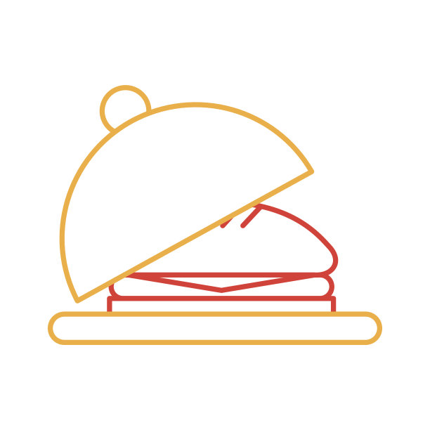 装着美味汉堡的托盘图片下载