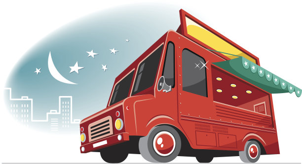 酷的快餐车图片下载