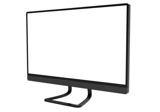 一个现代的全在一台电脑。3d插图。图片下载