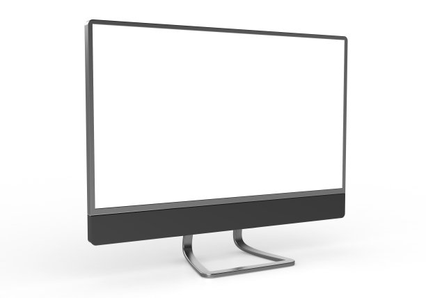 一个现代的全在一台电脑。3d插图。图片下载