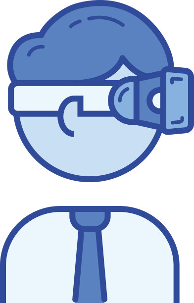 增强现实眼镜产品线图标图片下载