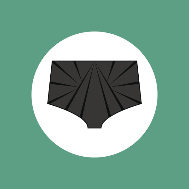 蕾丝内裤矢量插图图片下载